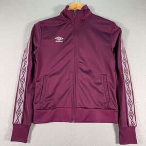 Umbro Track Jacket Womens XS Petite Purple Purple Soccer Sport‎ Active Mockneck